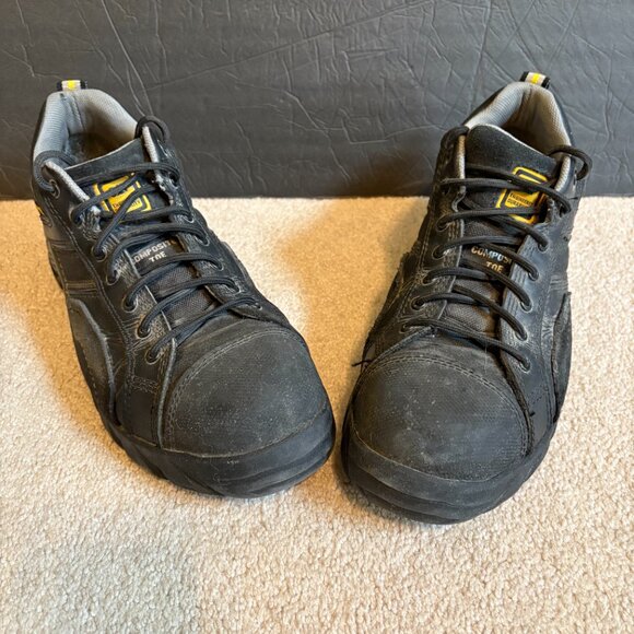 Caterpillar Argon Composite Toe Work Shoes Men's Size 12 Black gray P89955 - Picture 2 of 10